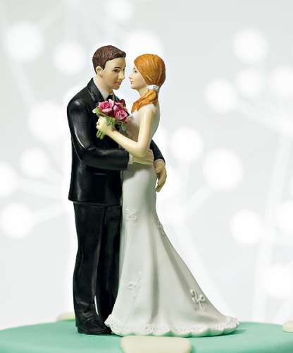 My Main Squeeze Cheeky Couple Wedding Topper - Click Image to Close